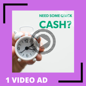 1 Video Ad (SAVE $10.05)
